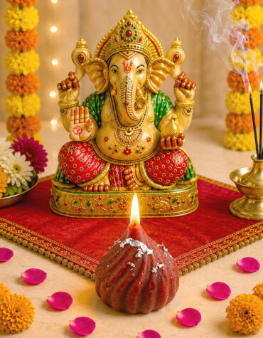 modak candle pack of 4