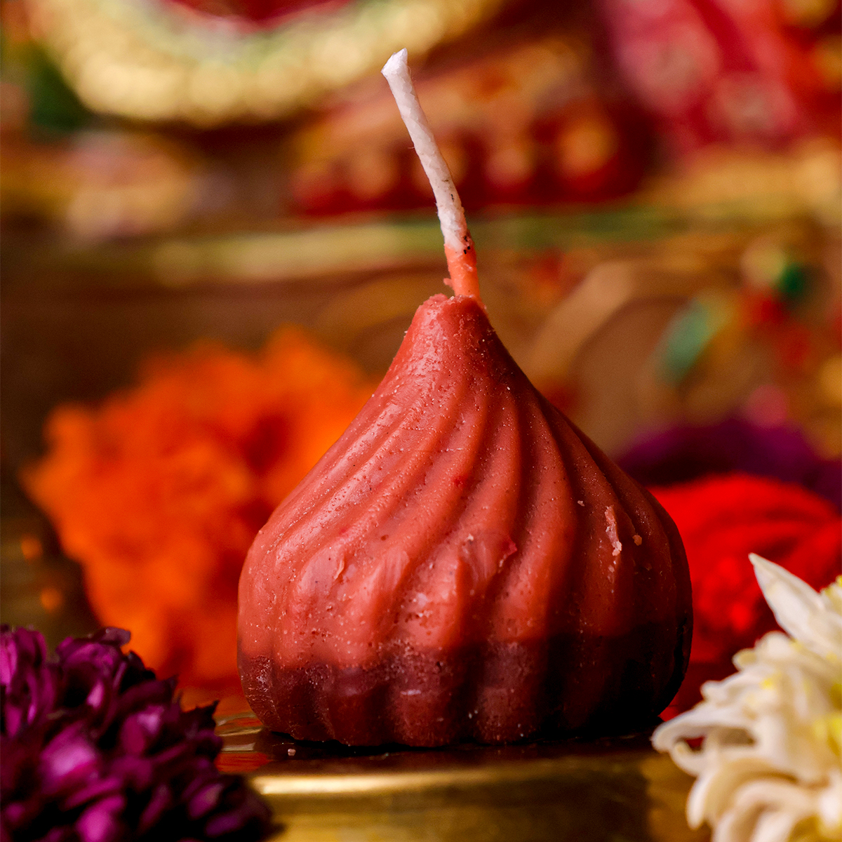 Modak Candle - Shubhanjali Store (5) modak candle (yellow)