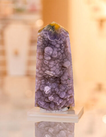 purple agate points
