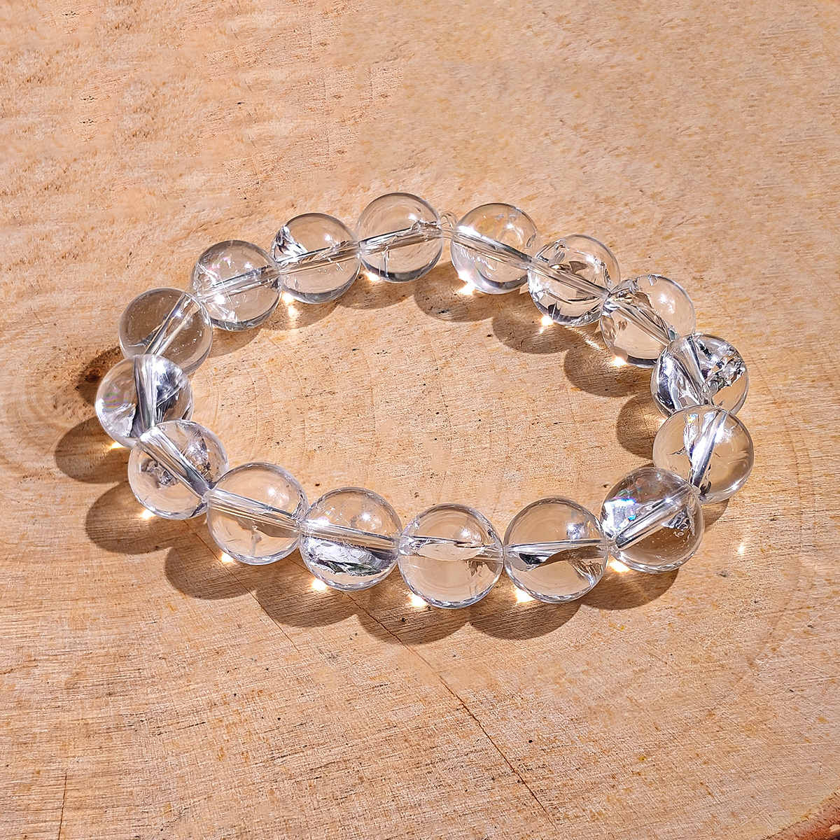 Rainbow Clear Quartz Bracelet-Shubhanjali Store (3) rainbow clear quartz bracelet
