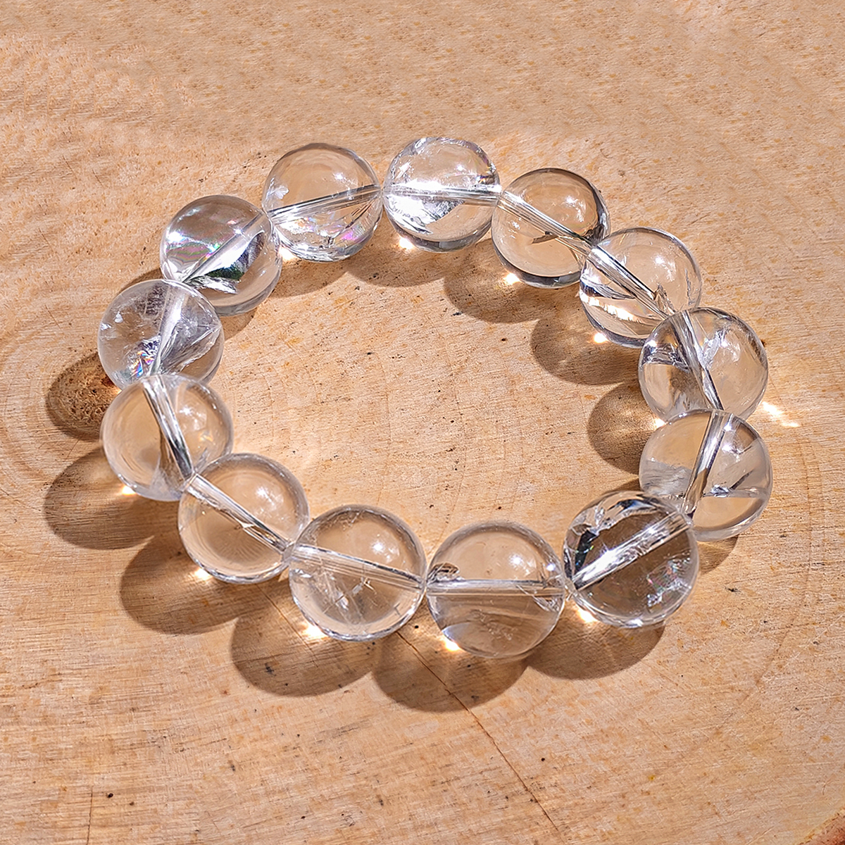 Rainbow Clear Quartz Bracelet-Shubhanjali Store (4) rainbow clear quartz bracelet