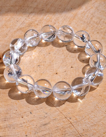 rainbow clear quartz bracelet