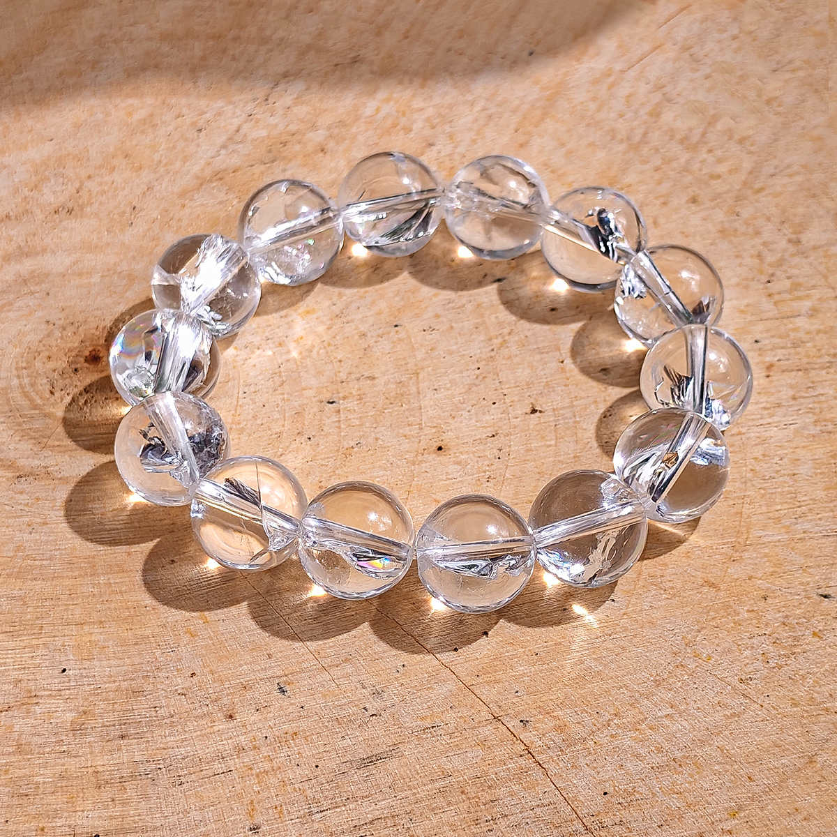 Rainbow Clear Quartz Bracelet-Shubhanjali Store (5) rainbow clear quartz bracelet