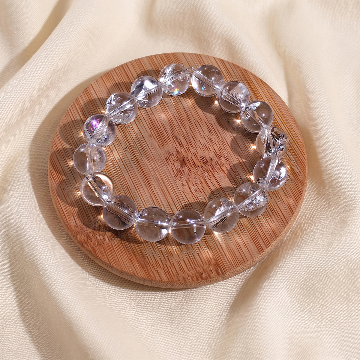 Rainbow Clear Quartz Bracelet-Shubhanjali Store (6) rainbow clear quartz bracelet