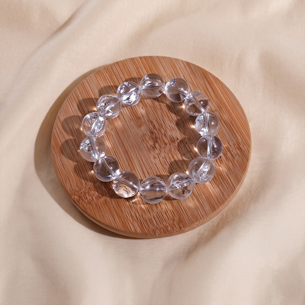 Rainbow Clear Quartz Bracelet-Shubhanjali Store (8) rainbow clear quartz bracelet
