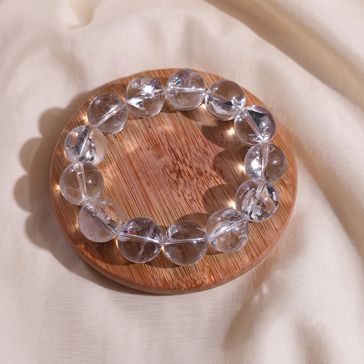 Rainbow Clear Quartz Bracelet-Shubhanjali Store (9) rainbow clear quartz bracelet