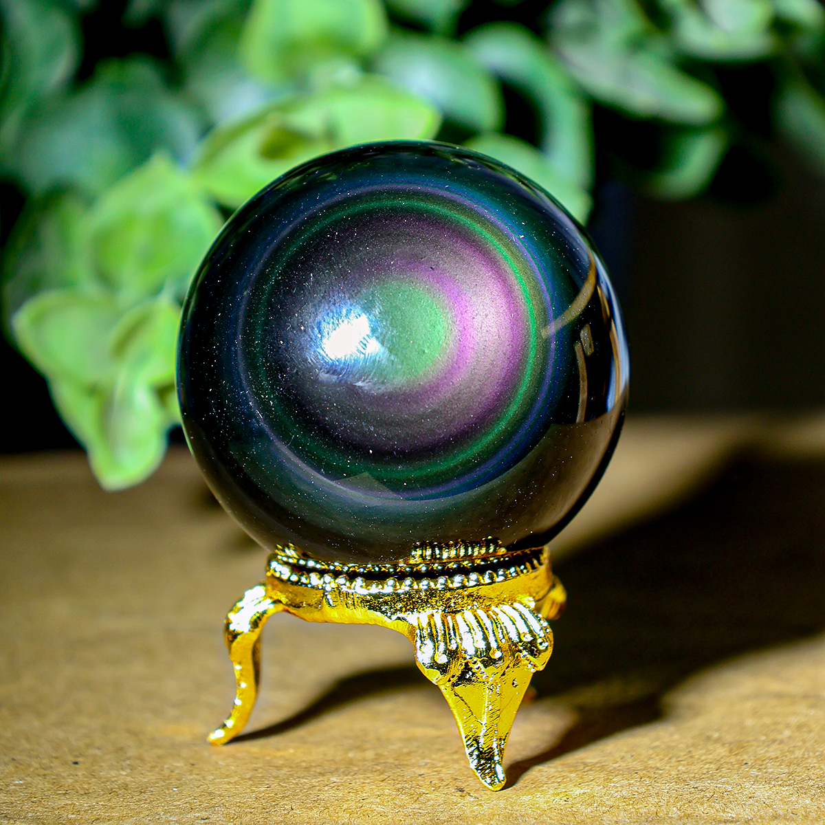 Rainbow Obsidian Ball HQ-Shubhanjali Store (2) rainbow obsidian ball hq