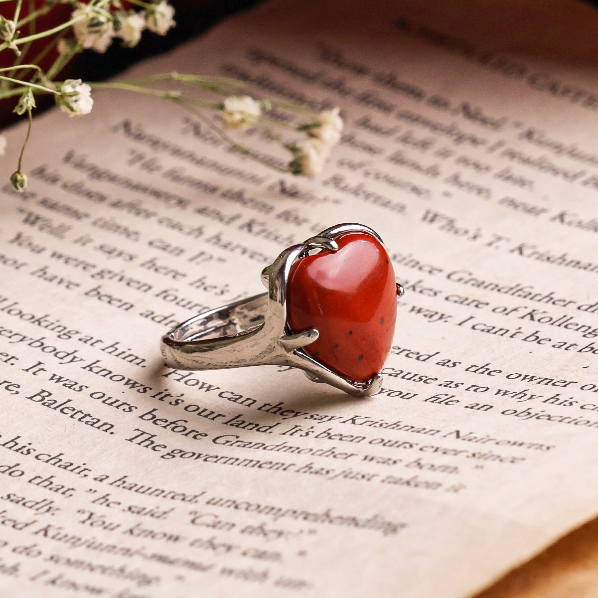 Red Jasper Heart Ring - Shubhanjali Store (1) auto draft