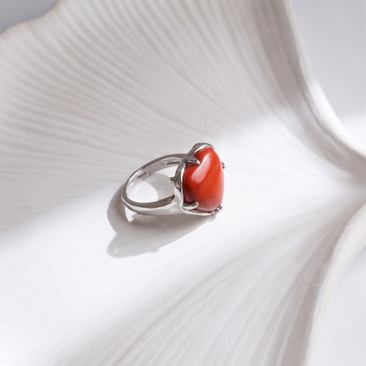 Red Jasper Heart Ring - Shubhanjali Store (2) auto draft