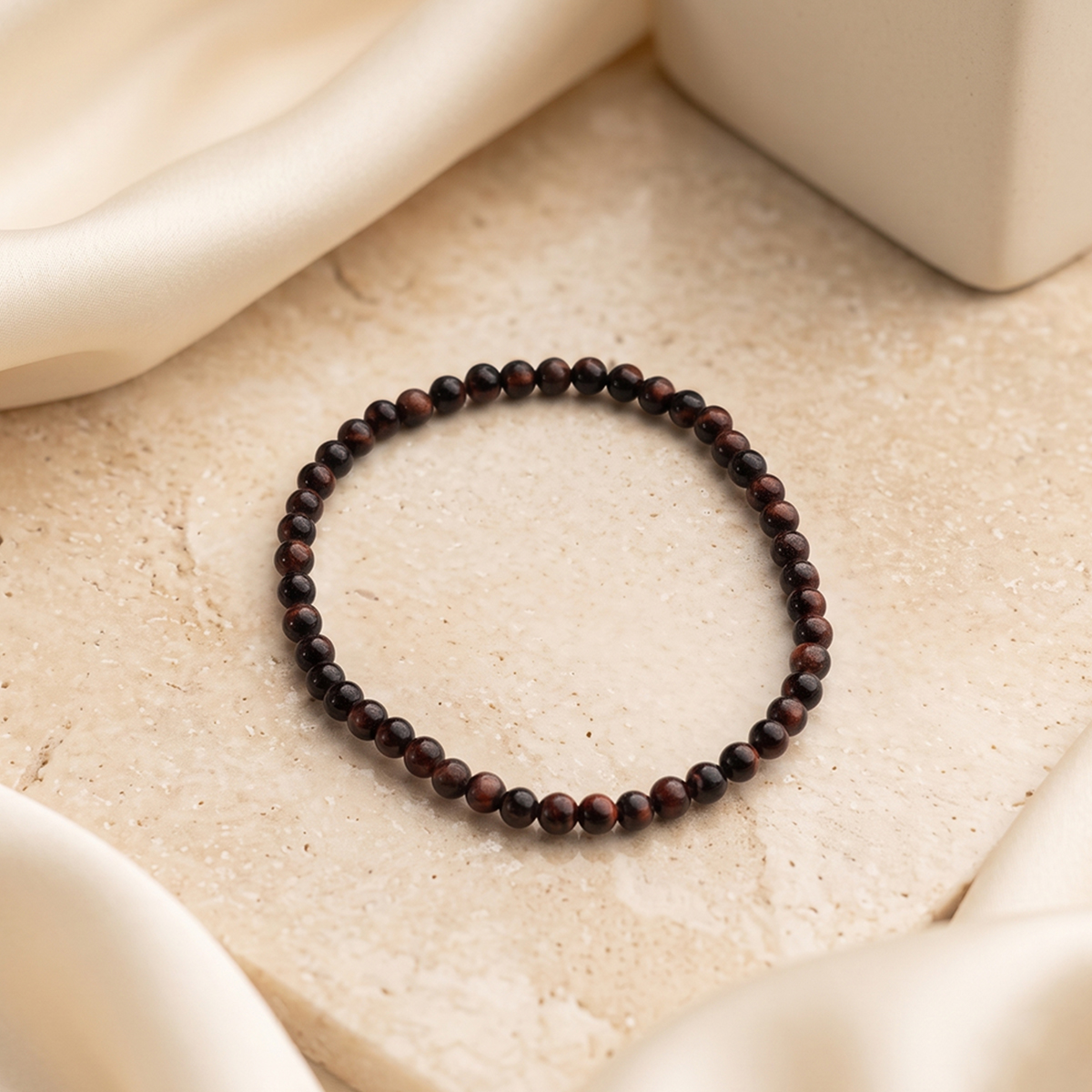 Red Tiger Eye Bracelet 4mm-Shubhanjali Store (3) red tiger eye bracelet