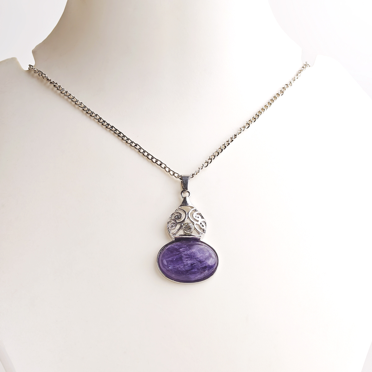 Amethyst Flask Bottle Pendant-Shubhanjali Store (1) auto draft