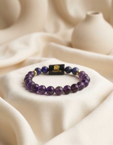 aquarius (कुंभ राशि) zodiac symbol bracelet