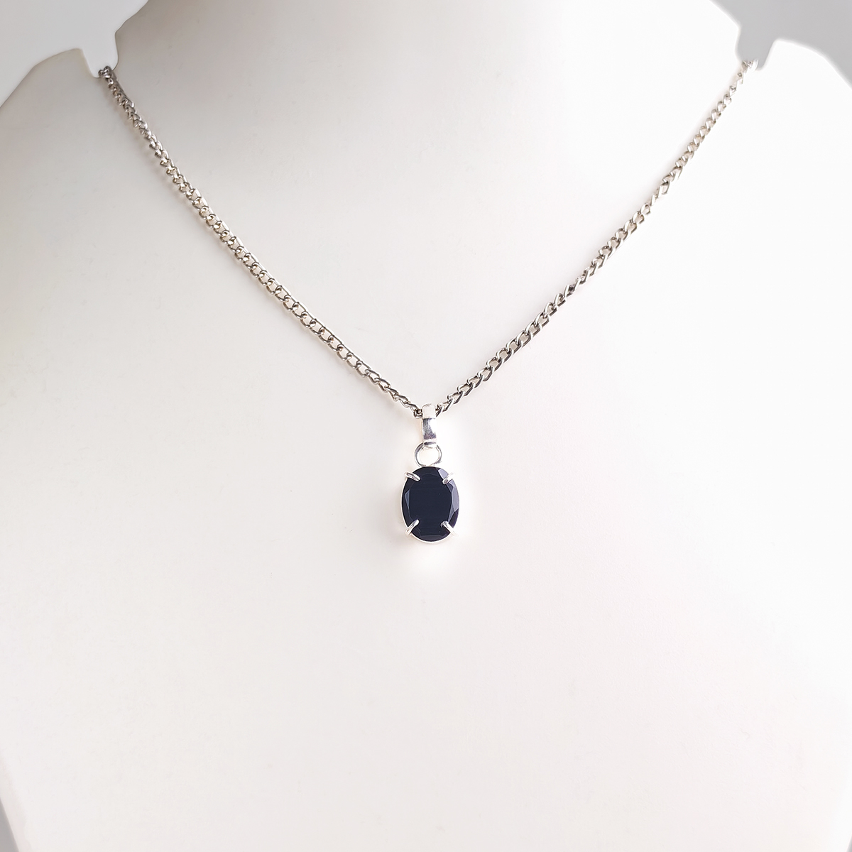Black Obsidian Diamond Cut Pendant-Shubhanjali Store (1) auto draft