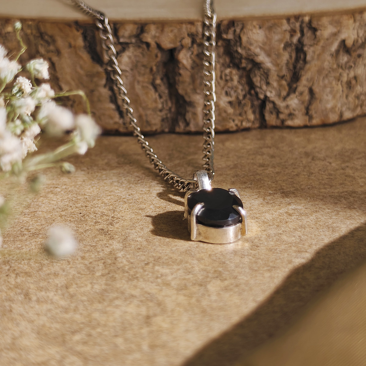 Black Obsidian Diamond Cut Pendant-Shubhanjali Store (2) auto draft