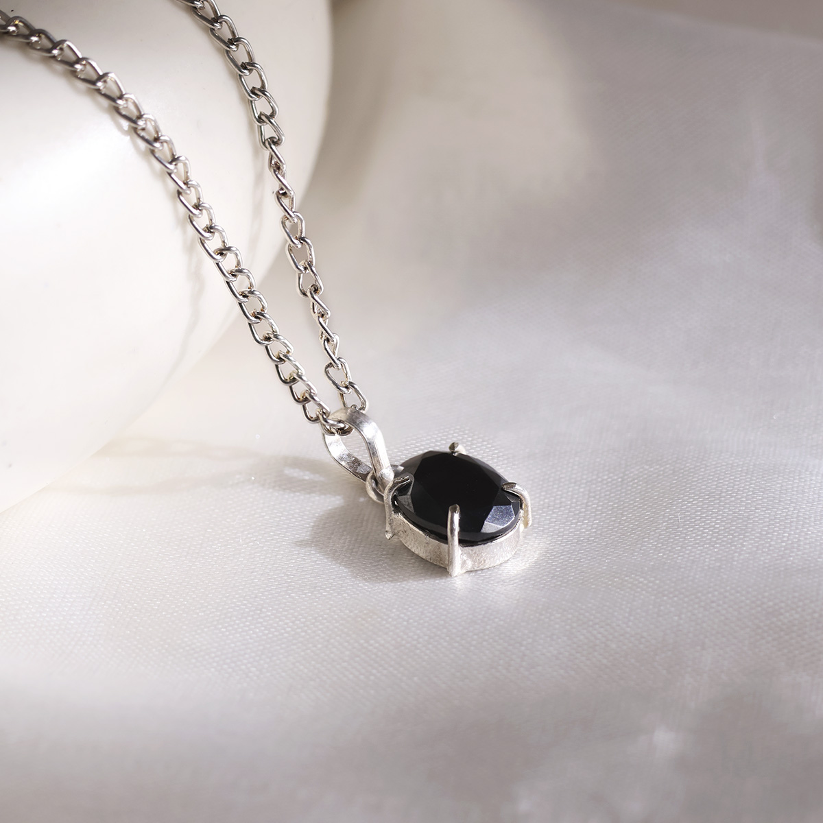 Black Obsidian Diamond Cut Pendant-Shubhanjali Store (4) auto draft