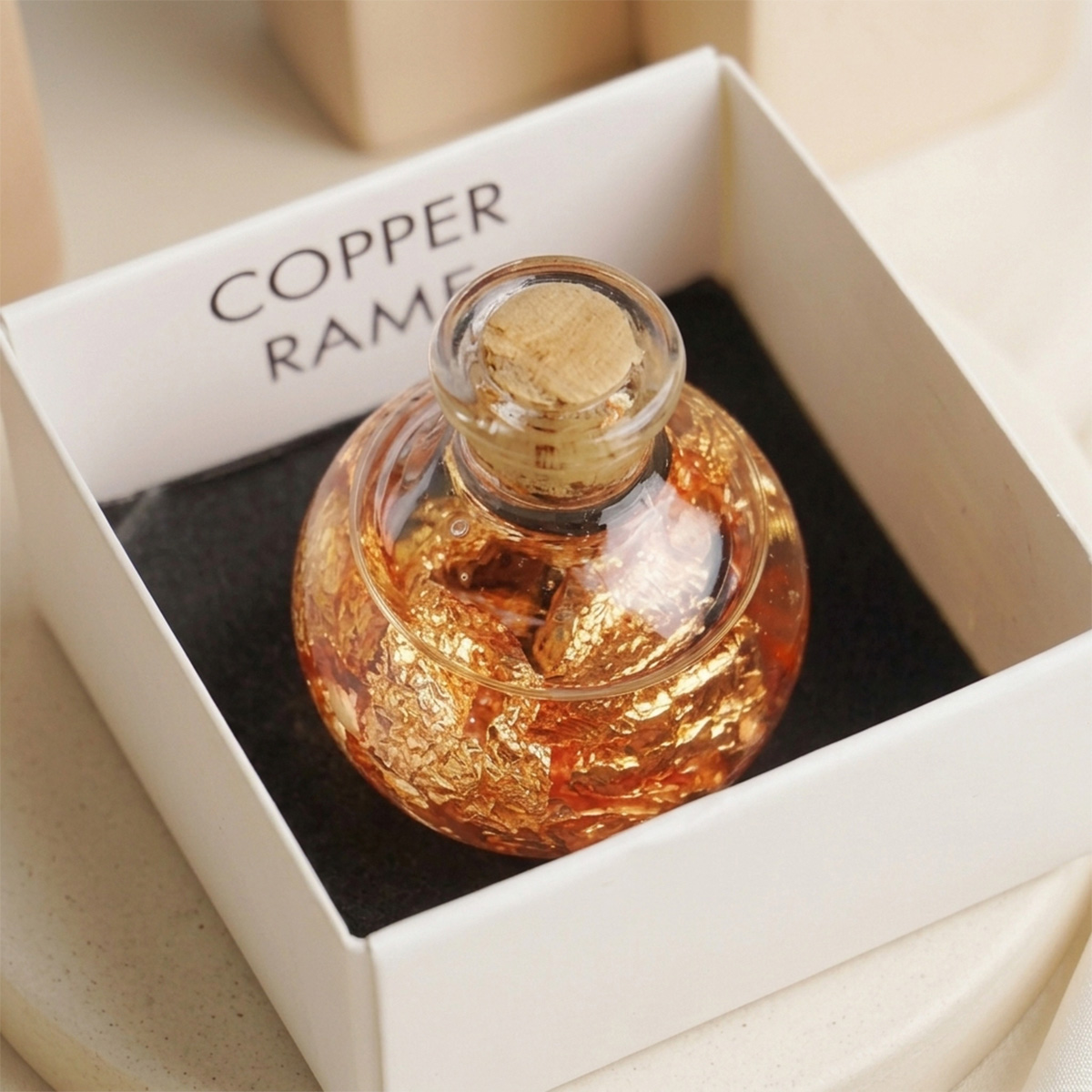 Copper Flake Bottle - Shubhanjali Store (4) copper flake bottle