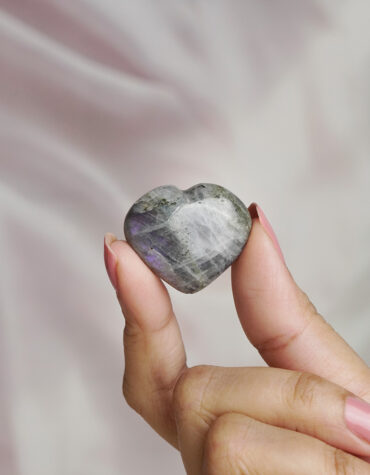 dendrite opal cabochon heart