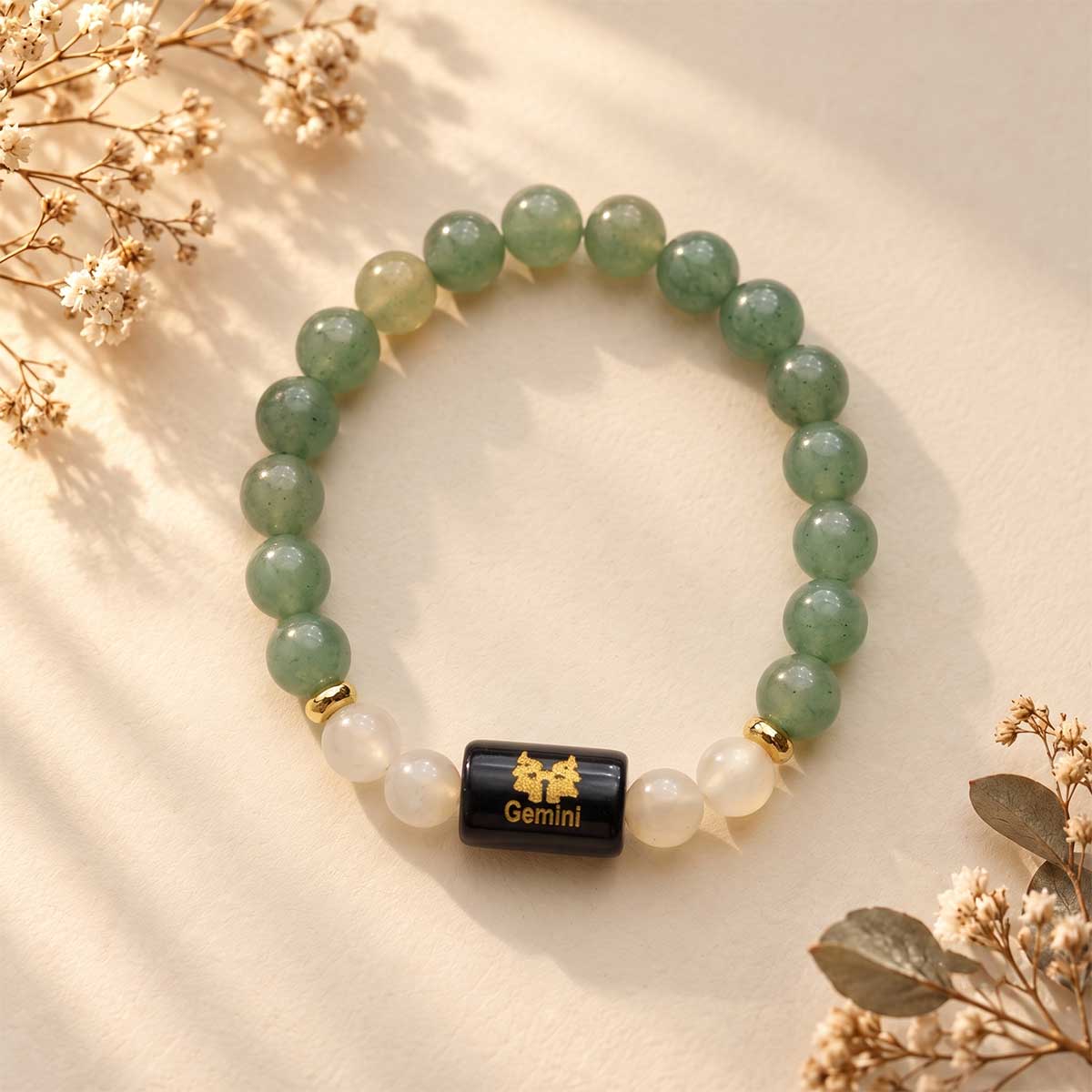Gemini Zodiac Symbol Bracelet-Shubhanjali Store (2) gemini (मिथुन राशि) zodiac symbol bracelet