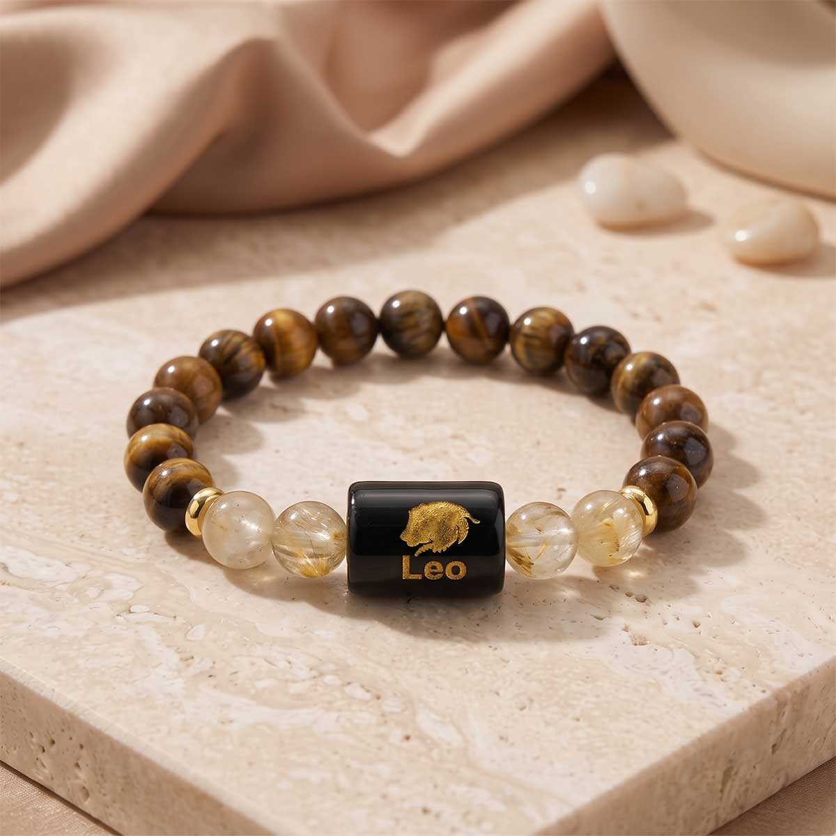 Leo Zodiac Symbol Bracelet-Shubhanjali Store (4) leo (सिंह राशि) zodiac symbol bracelet