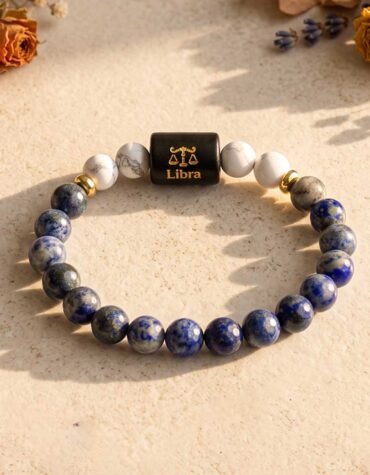 libra (तुला राशि) zodiac symbol bracelet