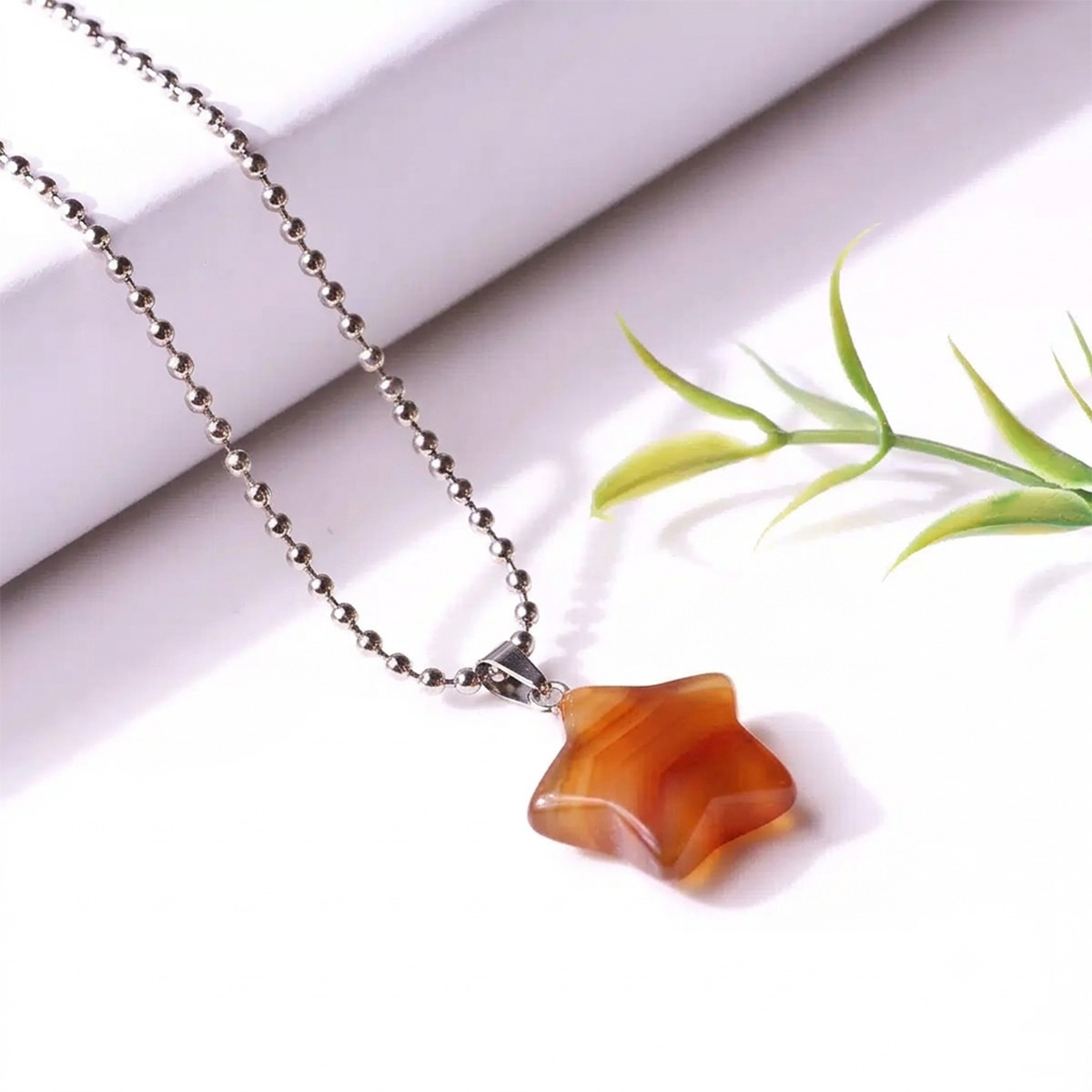 Red Carnelian Star Pendant Small - Shubhanjali Store (6) red carnelian star pendant small