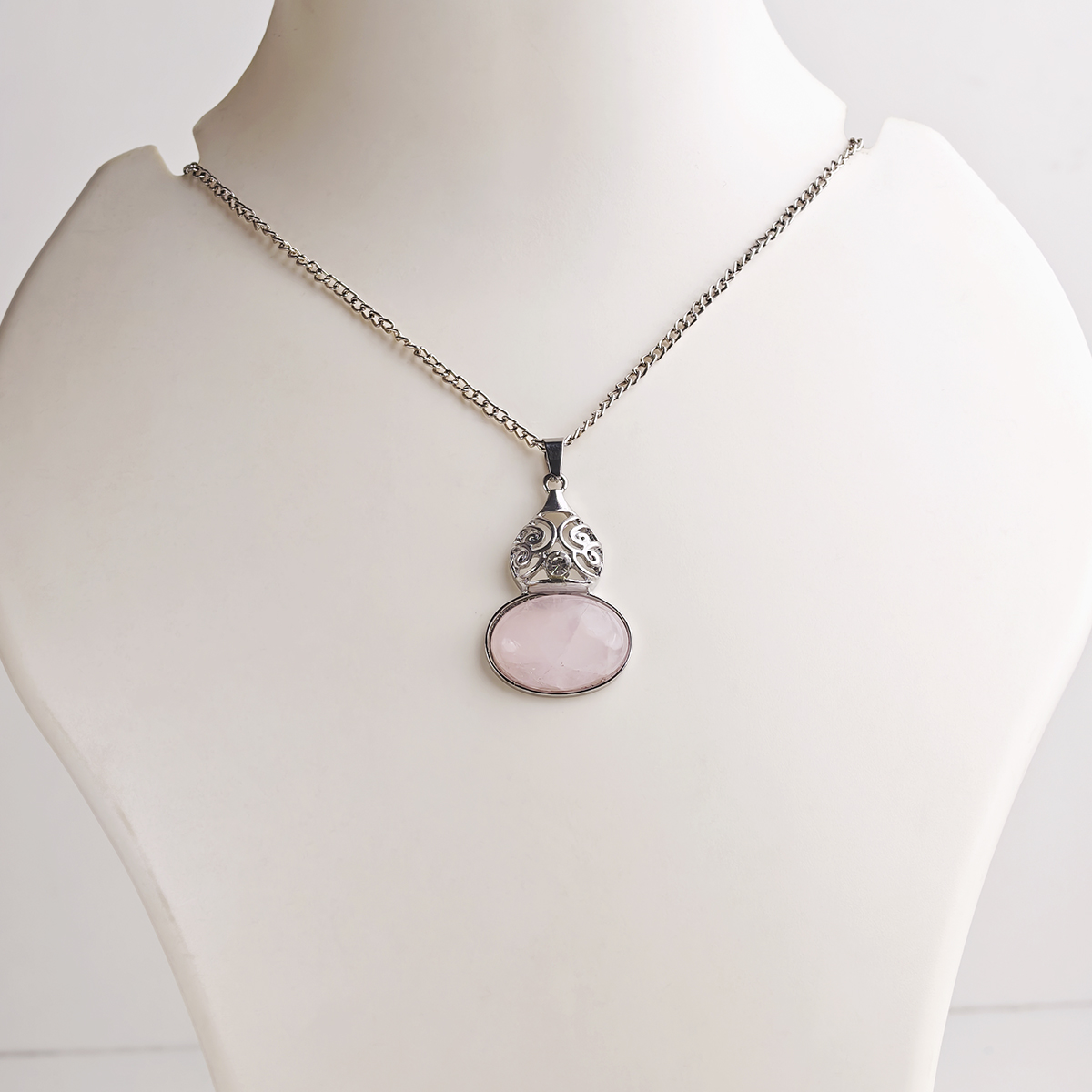 Rose Quartz Flask Bottle Pendant-Shubhanjali Store (1) auto draft