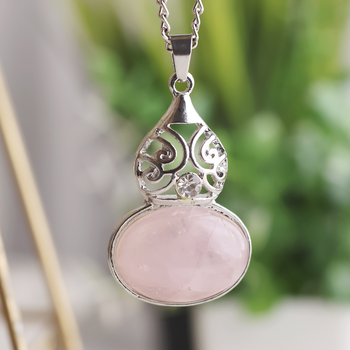 Rose Quartz Flask Bottle Pendant-Shubhanjali Store (5) auto draft