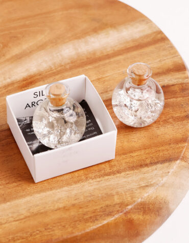 silver flake bottle