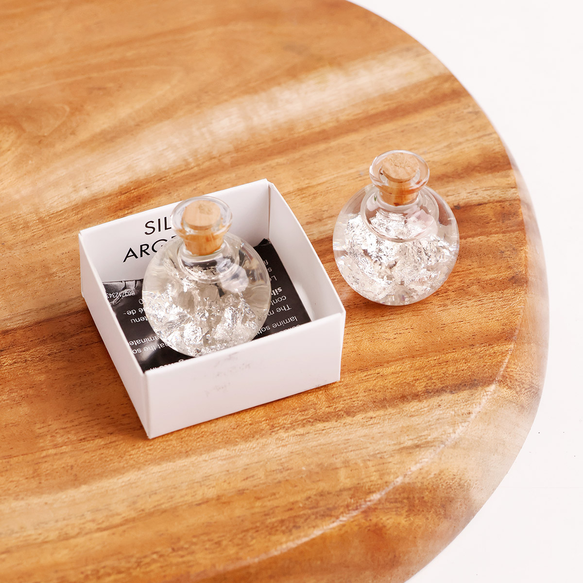 Silver Flake Bottle - Shubhanjali Store (1) silver flake bottle