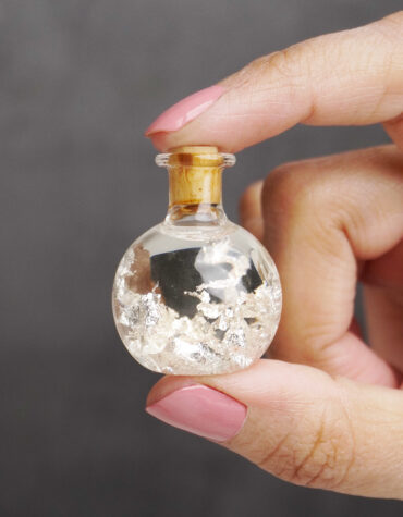 silver flake bottle