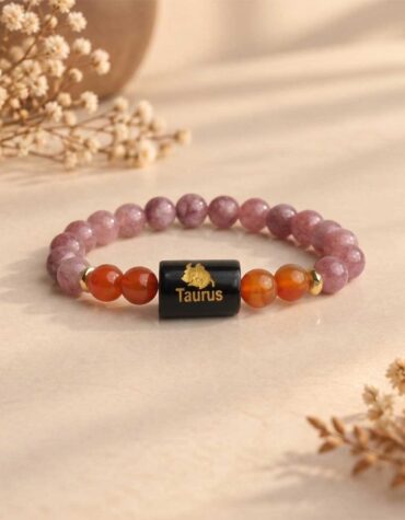taurus (वृषभ राशि) zodiac symbol bracelet