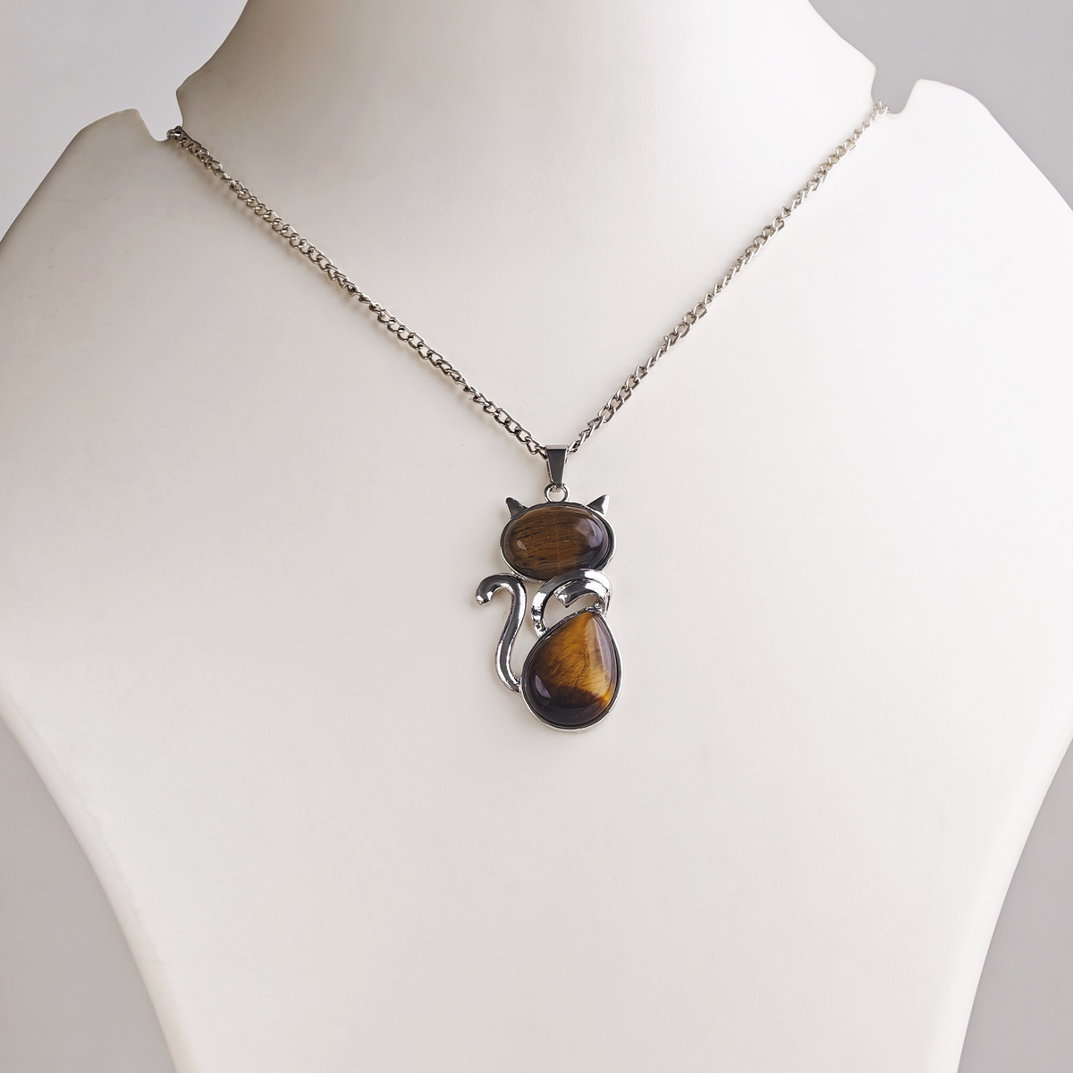 Tiger Eye Kitty Cat Pendant-Shubhanjali Store (1) auto draft