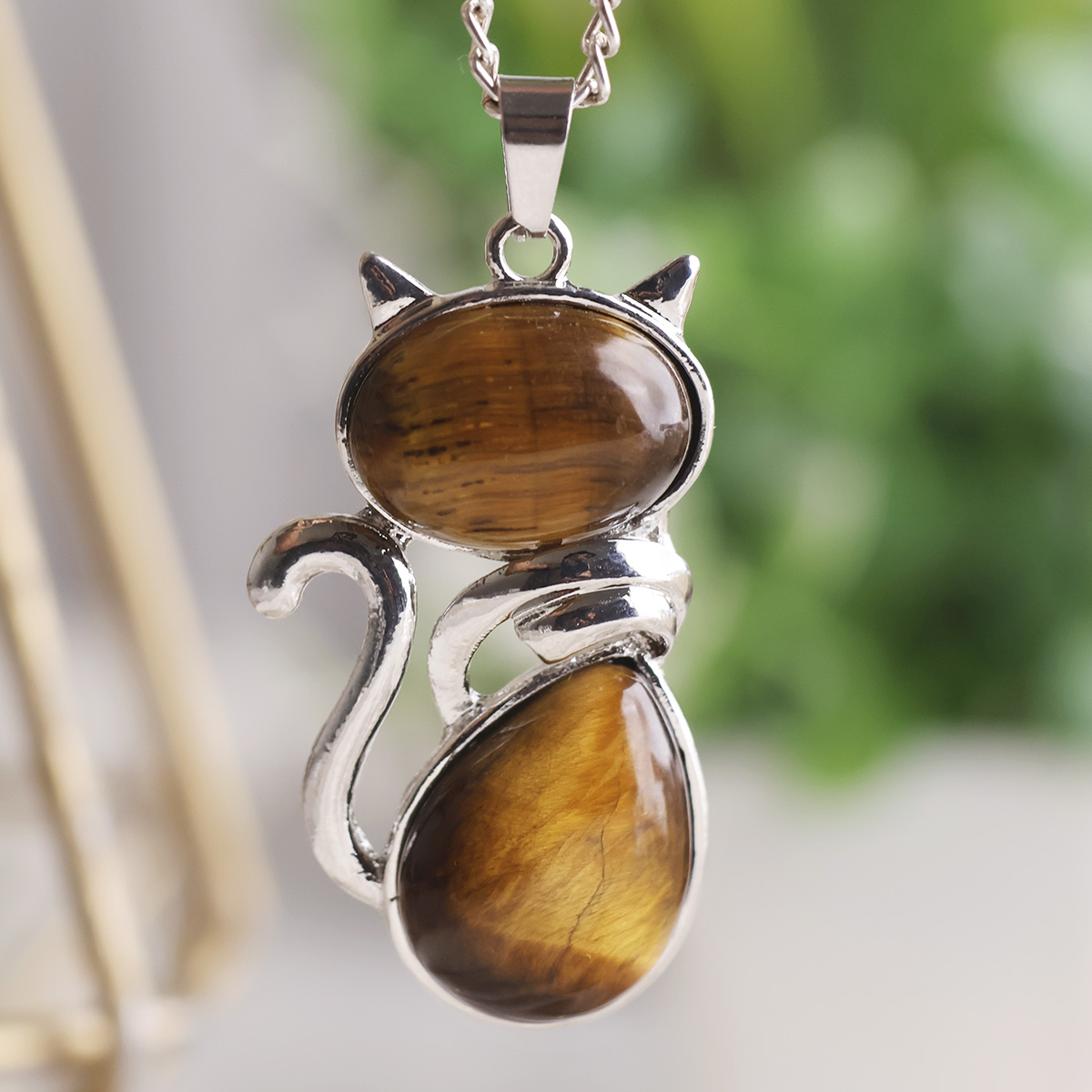 Tiger Eye Kitty Cat Pendant-Shubhanjali Store (5) auto draft