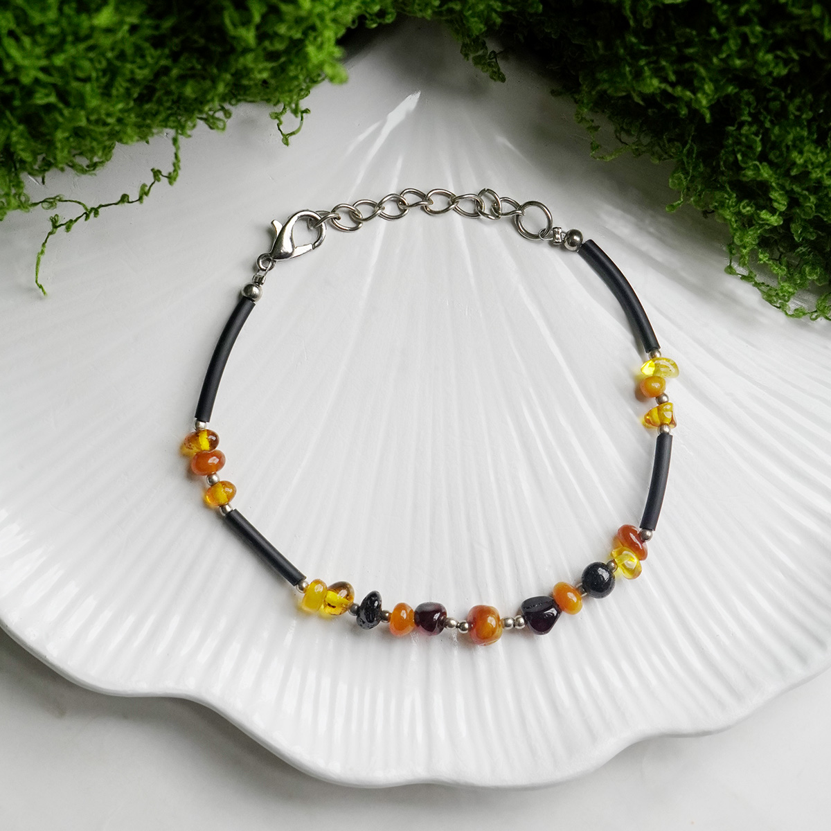 Adjustable Amber Chain Bracelet-Shubhanjali Store (1) adjustable amber chain bracelet