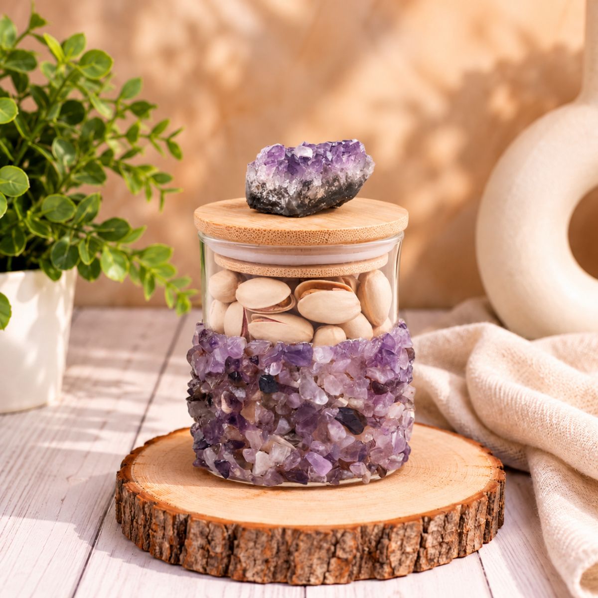 Amethyst jaar Big-Shubhanjali Store (3) big jaar