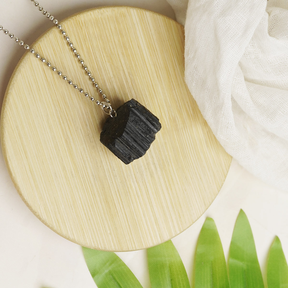 Black Tourmaline Raw Pendant-Shubhanjali Store (6) black tourmaline raw pendant