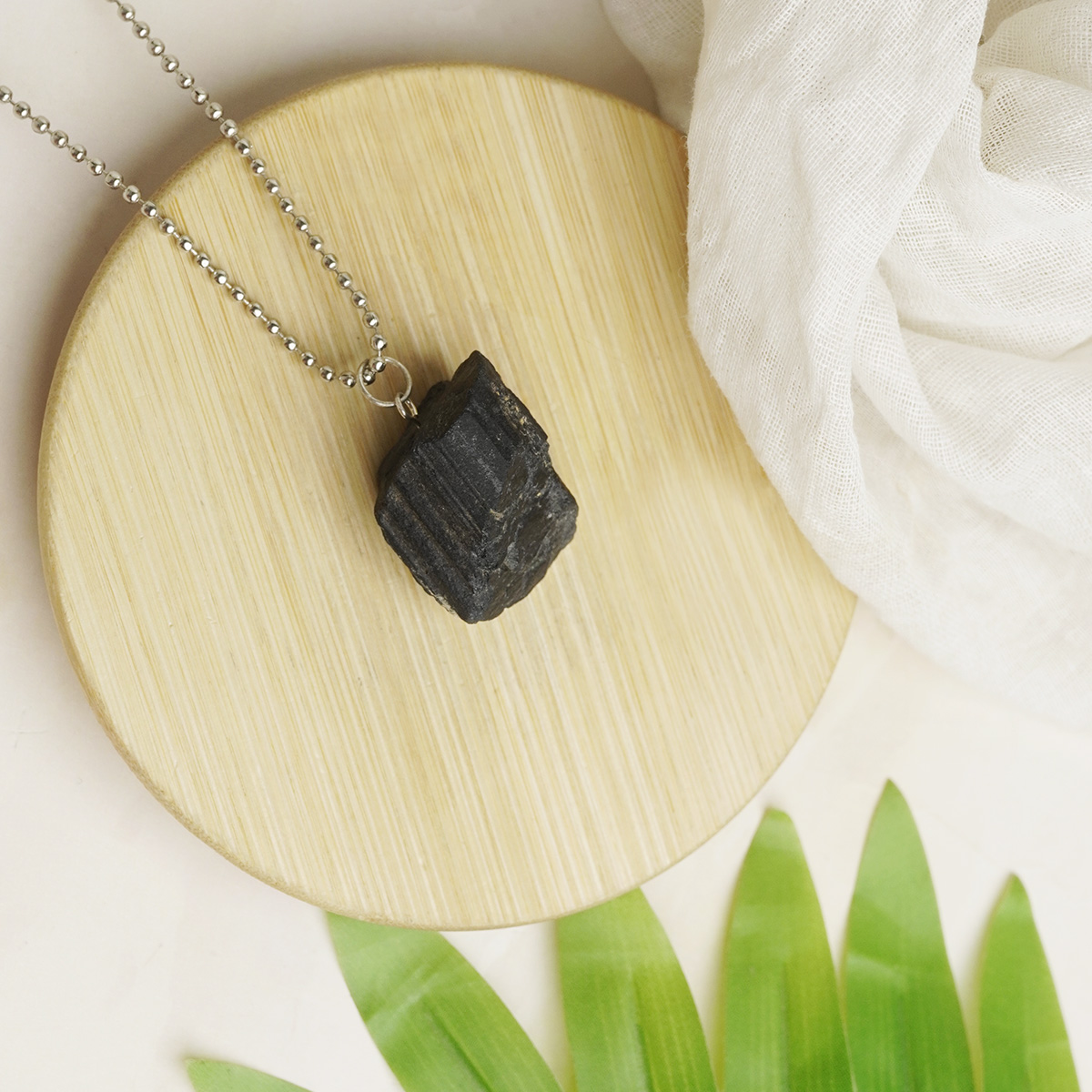 Black Tourmaline Raw Pendant-Shubhanjali Store (7) black tourmaline raw pendant