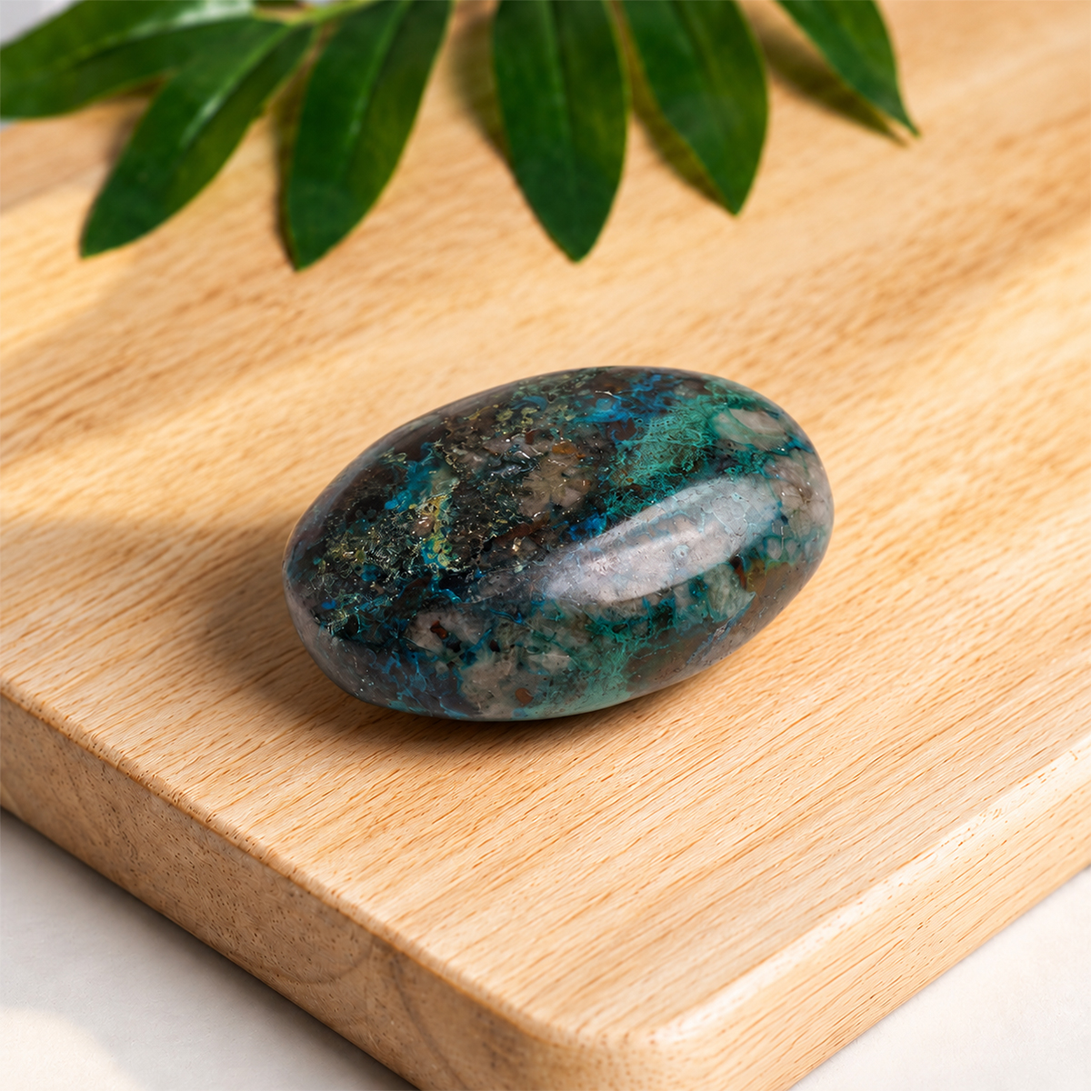 Chrysocolla Palm Stone (1) auto draft