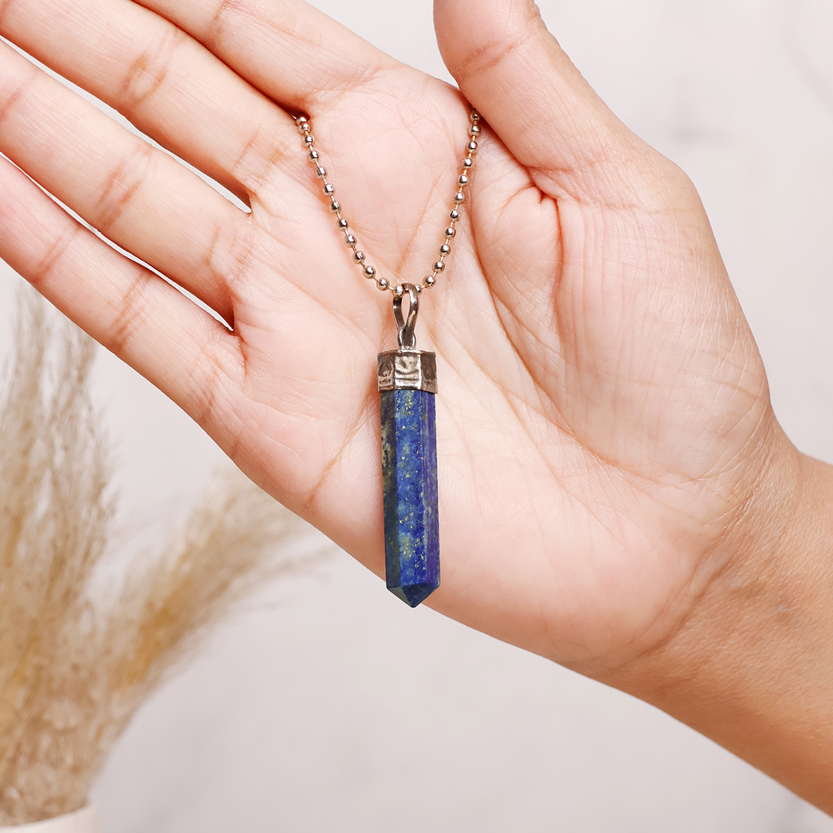 Lapis Pencil Pendant-shubhanjali Store (4) lapis pencil pendant